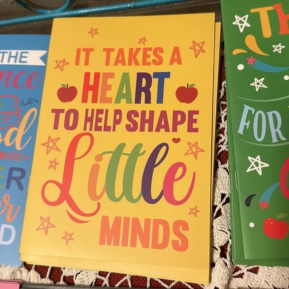 NWT 48 Teacher Appreciation little cards/books. They can color in them. - Picture 4 of 16